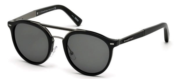 Óculos de sol Ermenegildo Zegna EZ0022 01N Preto