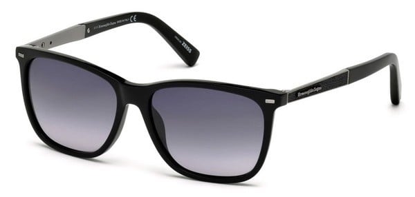 Sonnenbrille Ermenegildo Zegna EZ0023 01B Schwarz