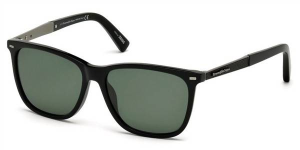 Óculos de sol Ermenegildo Zegna EZ0023 01R Polarizados Preto