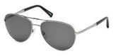 Occhiali da sole Ermenegildo Zegna EZ0035 14D Polarizzati Argentato