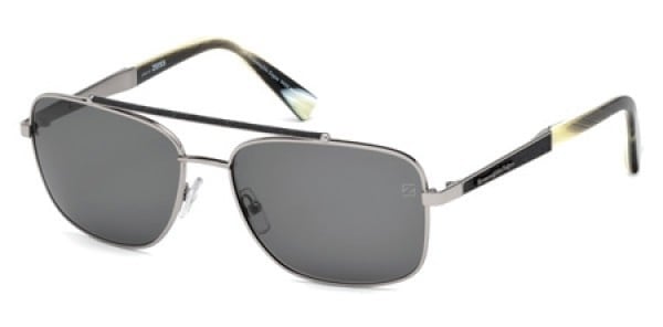 Sonnenbrille Ermenegildo Zegna EZ0036 14N Silber