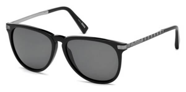 Occhiali da sole Ermenegildo Zegna EZ0038 01D Polarizzati Nero