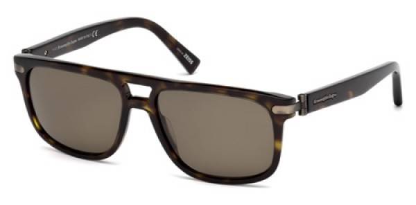 Ermenegildo Zegna EZ0042 52M Polarized Tortoise Sunglasses