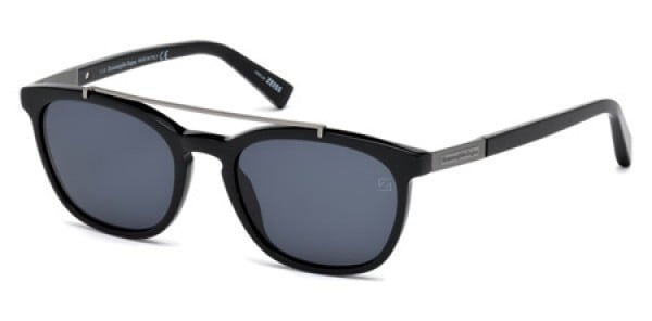 Lunettes de soleil Ermenegildo Zegna EZ0044 01V Noir