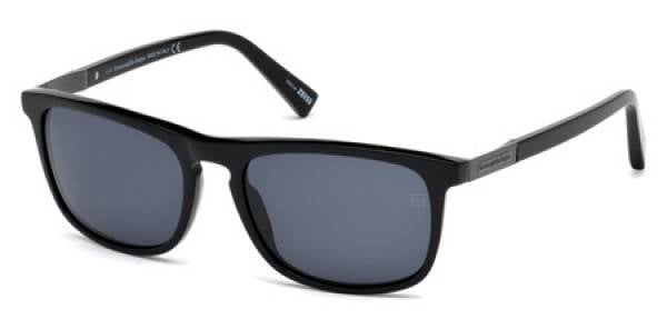 Sonnenbrille Ermenegildo Zegna EZ0045 01V Schwarz