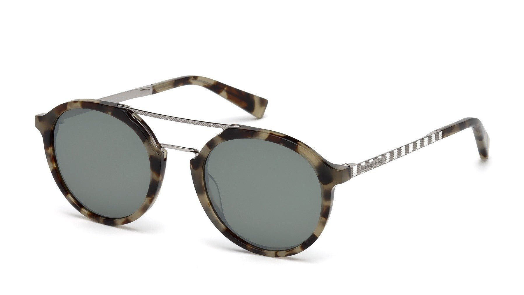 Zonnebril Ermenegildo Zegna EZ0070 55C Schildpad