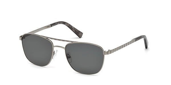 Zonnebril Ermenegildo Zegna EZ0071 14A Zilver