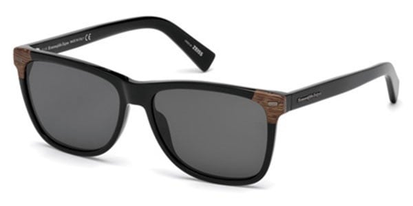 Sonnenbrille Ermenegildo Zegna EZ0082 01A Schwarz