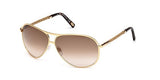 Lunettes de soleil Tod's TO0008 28F Or Rose