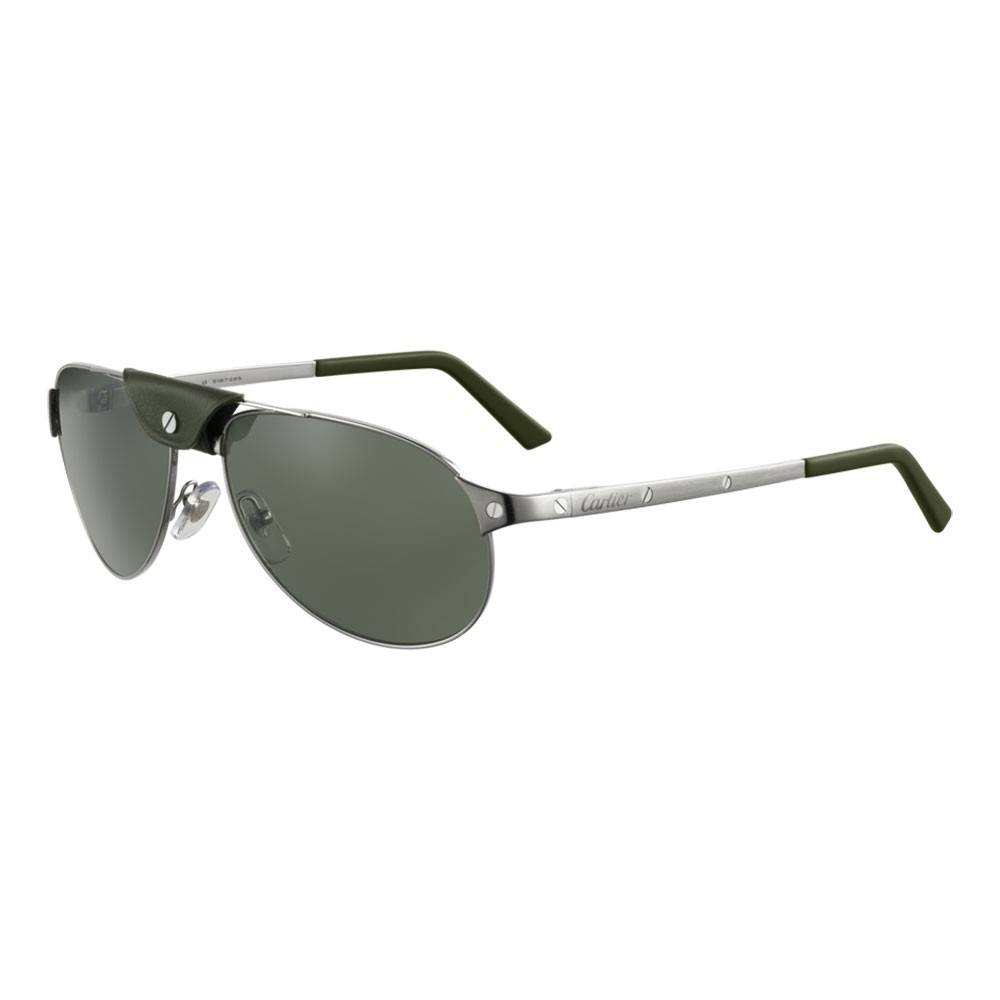 Cartier Santos de Cartier CT0072S Pilot Sunglasses