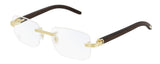 Lunettes de vue Cartier Corne et Bois Première CT0286O