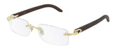 Gafas graduadas Cartier Bois Décor C CT0052O