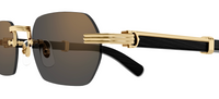 Lunettes de Soleil Cartier Corne et Bois Première CT0362S
