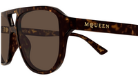 Lunettes de soleil Alexander McQueen Logo AM0573S