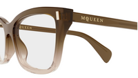 Lunettes de vue Alexander McQueen Cross-Bar AM0584O