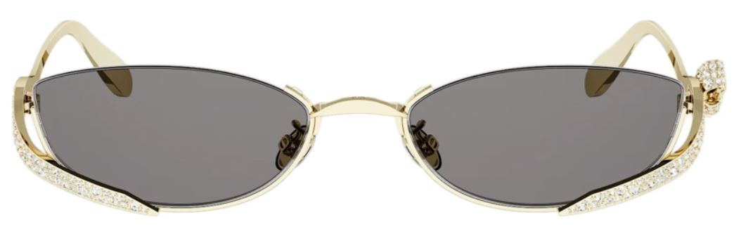 Lunettes de Soleil La Monture Présente Des Branches Bijoux DIOR BOW B1U